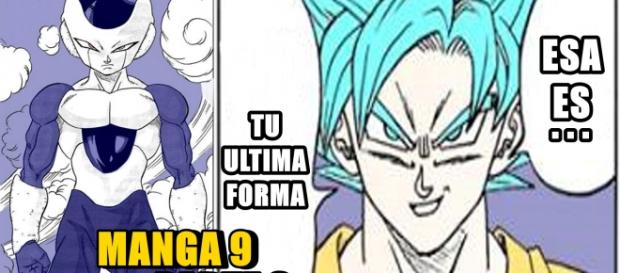 Gokú se está enfrentando a Frost Gokú se está enfrentando a Frost