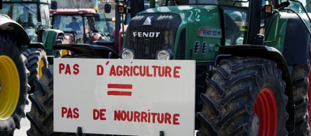 Manifestation des agriculteurs aujourd'hui. Manifestation des agriculteurs aujourd'hui.
