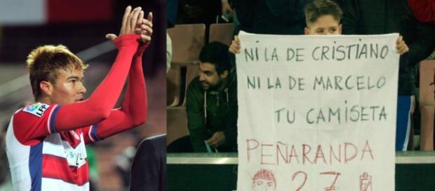 Peñaranda, jugador venezolano del Granada Peñaranda, jugador venezolano del Granada