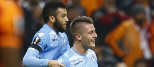 Milinkovic e Anderson ieri sera Istanbul