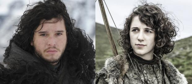 Jon Snow y Meera Reed. (Juego de Tronos) Jon Snow y Meera Reed. (Juego de Tronos)