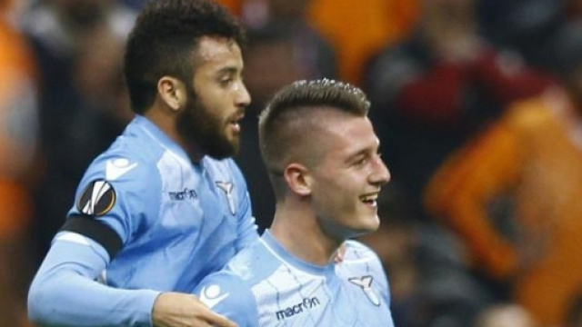 Milinkovic e Anderson ieri sera Istanbul