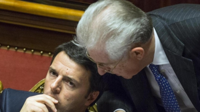 Monti critica Renzi per i toni polemici contro Ue