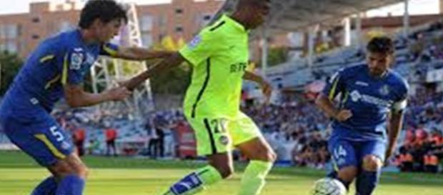 Getafe-Levante en la primera vuelta de Liga. Getafe-Levante en la primera vuelta de Liga.