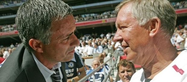 Jose Mourinho and Sir Alex Ferguson Jose Mourinho and Sir Alex Ferguson