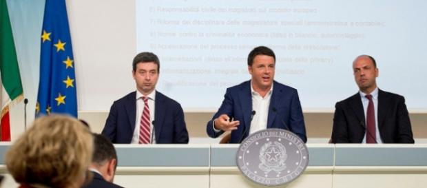 Orlando, Renzi e Alfano: no amnistia e indulto Orlando, Renzi e Alfano: no amnistia e indulto