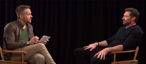 Ryan Reynolds y Hugh Jackman. Imagen de video Ryan Reynolds y Hugh Jackman. Imagen de video