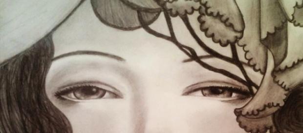 Dibujo de una chica. Por Anna Pisarchik Dibujo de una chica. Por Anna Pisarchik