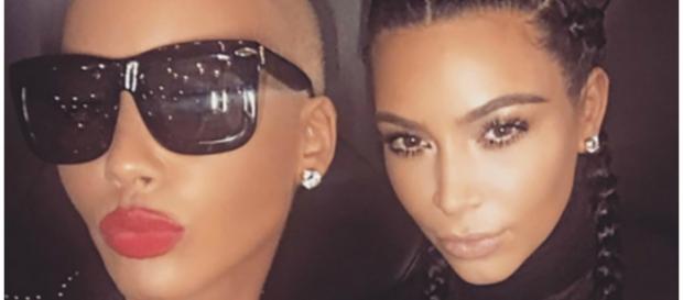 Kim Kardashian esteve com Amber Rose Kim Kardashian esteve com Amber Rose