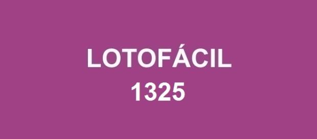 Publicadas as dezenas da Lotofácil 1325 Publicadas as dezenas da Lotofácil 1325