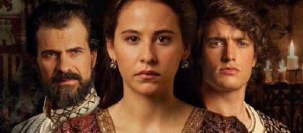 Cartel de 'La corona partida', que enlaza 2 series Cartel de 'La corona partida', que enlaza 2 series