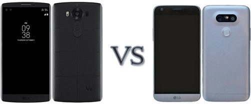 Confronto smartphone LG: V10 vs G5