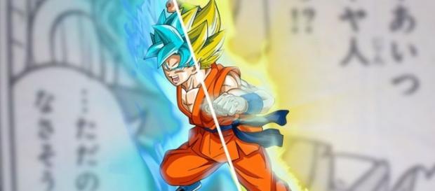 Goku con las dos transformaciones en cuestion Goku con las dos transformaciones en cuestion