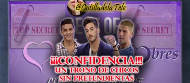 Un trono de chicos queda sin pretendientas Un trono de chicos queda sin pretendientas