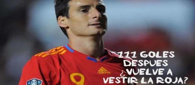 Aritz Aduriz con la Selección española Aritz Aduriz con la Selección española