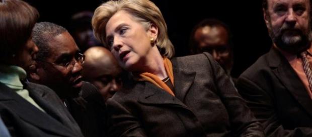 Clinton courting the black vote. (Hondros/Getty) Clinton courting the black vote. (Hondros/Getty)