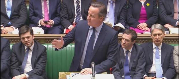 David Cameron today in parliament (YouTube) David Cameron today in parliament (YouTube)