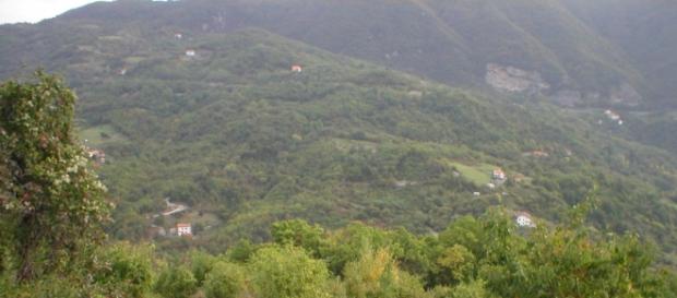 vista panoramica sui monti liguri vista panoramica sui monti liguri