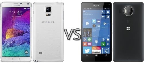 Samsung Galaxy Note 4 vs Microsoft Lumia 950 XL