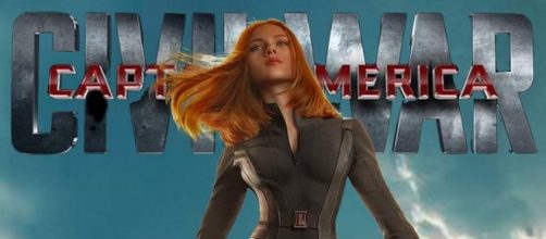 Scarlett Johansson como Black Widow en 'Civil War'