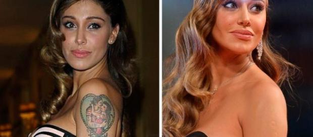 Belen cancella il tatuaggio sulla spalla Belen cancella il tatuaggio sulla spalla