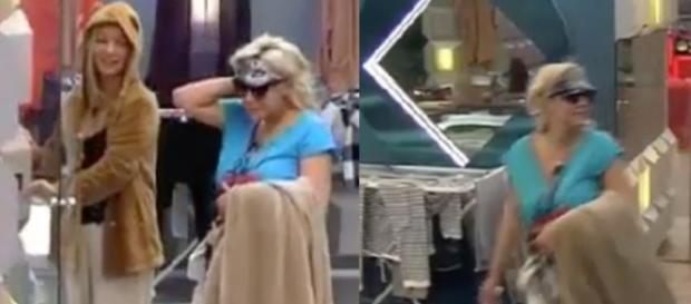 Charlotte y Belén gastando la broma a Carlos Charlotte y Belén gastando la broma a Carlos