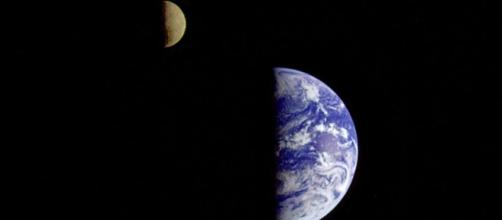 Earth and Moon together (NASA)