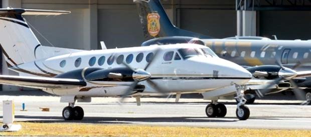 Avião da PF que quase bateu em aeronave da FAB Avião da PF que quase bateu em aeronave da FAB