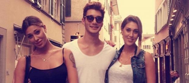 Belen Rodriguez e Stefano De Martino con Cecilia Belen Rodriguez e Stefano De Martino con Cecilia
