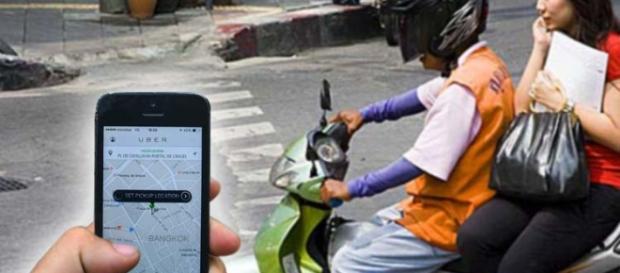 Moto Uber "plan piloto" en Tailandia y Bangkok Moto Uber "plan piloto" en Tailandia y Bangkok