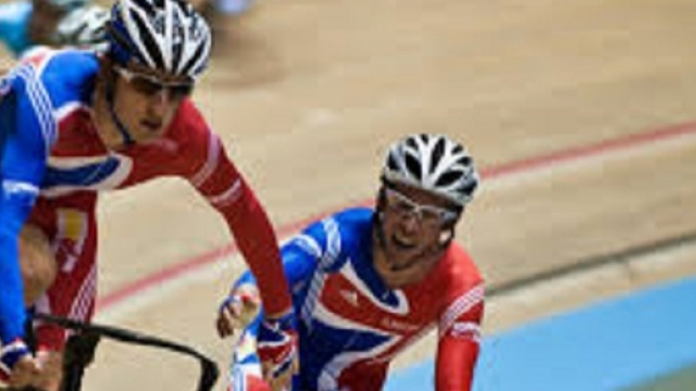 I britannici Bradley Wiggins e Cavendish in pista