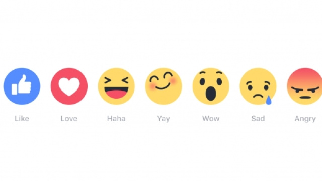 Le Reactions spuntano su Facebook