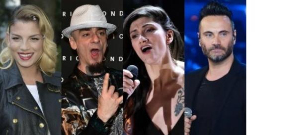 Emma, J-Ax, Elisa e Nek coach di Amici 15. Emma, J-Ax, Elisa e Nek coach di Amici 15.