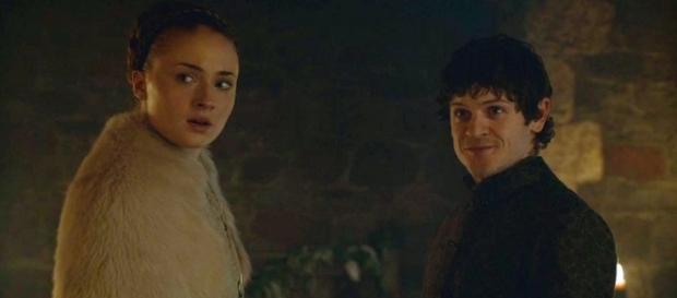 Ramsay y Sansa el día de su boda Ramsay y Sansa el día de su boda