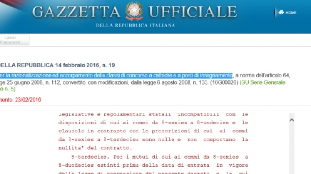 Documento integrale regolamento nuove cdc