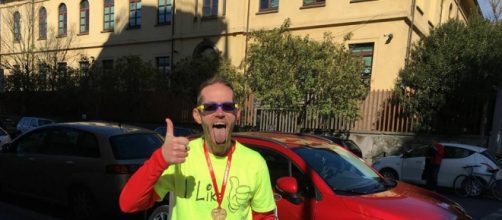 Leonardo Cenci felice alla Maratona di Terni
