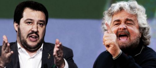 Salvini e Grillo, due antagonisti di Renzi.