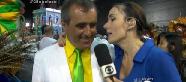 Michelle Barros em cobertura de Carnaval Michelle Barros em cobertura de Carnaval
