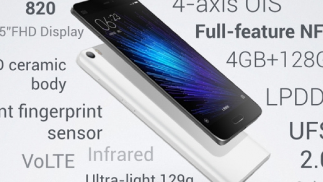 XIaomi Mi5 con Qualcomm Snapdragon 820