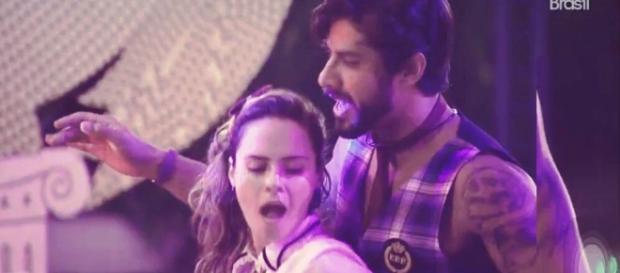 Ana Paula e Renan (Reprodução/Globo) Ana Paula e Renan (Reprodução/Globo)
