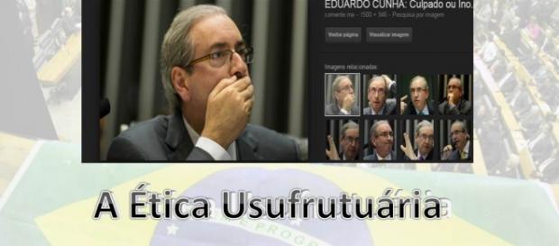 Eduardo Cunha, ética usufrutuária Eduardo Cunha, ética usufrutuária