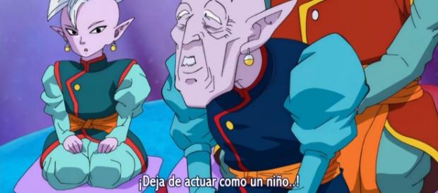 El anciano hablandole a Shanpa El anciano hablandole a Shanpa