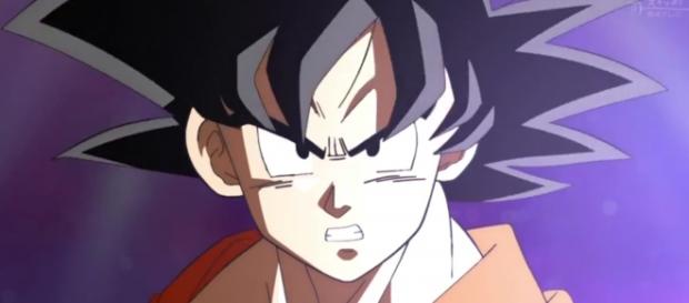 Goku ante la transformación de Frost Goku ante la transformación de Frost