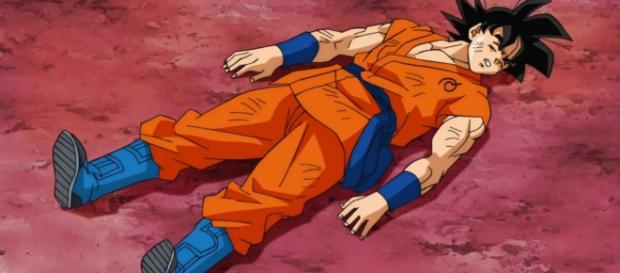 Goku luego de perder contra Frost Goku luego de perder contra Frost