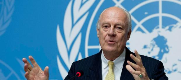 L'inviato dell'Onu, Staffan De Mistura L'inviato dell'Onu, Staffan De Mistura