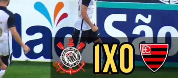 Rodriguinho marcou o gol da vitória corintiana Rodriguinho marcou o gol da vitória corintiana