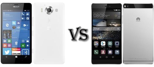 Microsoft Lumia 950 vs Huawei P8