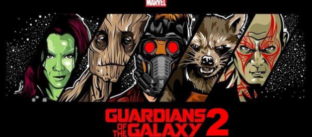 Chris Pratt en el set de Guardianes de la Galaxia Chris Pratt en el set de Guardianes de la Galaxia