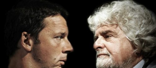 Grillo Vs Renzi: Solo slogan e mancette elettorali