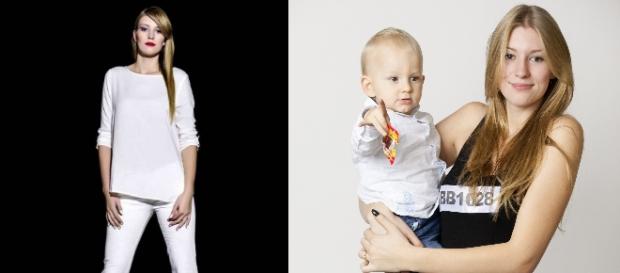Saskia mit ihrem noch zweijährigen Sohn Ben Saskia mit ihrem noch zweijährigen Sohn Ben